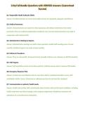 Cchp Full Bundle Questions with VERIFIED Answers &lpar;Guaranteed&NewLine;Success&rpar;