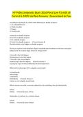NY Police Sergeants Exam 2026 Penal Law &num;1 with all Correct & 100&percnt; Verified Answers &vert;Guaranteed to Pass