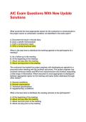 AIC Exam Questions With New Update Solutions&NewLine;