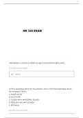 NR 328 INFECTIOUS DISEASE QUIZ 2 QUESTIONS AND VERIFIED ANSWERS