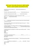 SSGT Level 1 Test with all Correct & 100&percnt; Verified Answers &vert;Latest Update &vert;Guaranteed to Pass