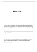 NR 328 EXAM 2 QUESTIONS AND VERIFIED ANSWERS&period;&period;