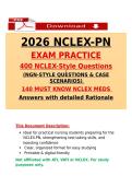 2026 NCLEX-PN Exam Practice &ndash; 400 NCLEX-Style Questions & 140 Must-Know Meds &lpar;NGN-Style Case Scenarios&rpar; with Detailed Rationales