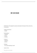 NR 328 EXAM 1 &lpar;PEDIATRICS&rpar; QUESTIONS AND VERIFIED ANSWERS