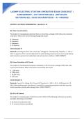 LADWP ELECTRIC STATION OPERATOR EXAM 2026&sol;2027 &vert; ASSESSMENT &vert; 100 VERIFIED Q&A &vert; DETAILED RATIONALES &vert; PASS GUARANTEED &ndash; A&plus; GRADED