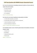 CCHT Exam Questions with VERIFIED Answers &lpar;Guaranteed Success&rpar;
