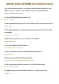 CCHT Exam Questions with VERIFIED Answers &lpar;Guaranteed Success&rpar;