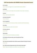 CCHT Exam Questions with VERIFIED Answers &lpar;Guaranteed Success&rpar;