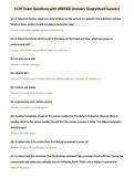CCHT Exam Questions with VERIFIED Answers &lpar;Guaranteed Success&rpar;