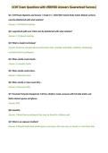 CCHT Exam Questions with VERIFIED Answers &lpar;Guaranteed Success&rpar;