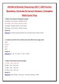 ASVAB Arithmetic Reasoning 2027 &vert; 200 Practice Questions&comma; Formulas & Correct Answers &vert; Complete Math Exam Prep