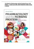 Test Bank For Pharmacology & The Nursing Process 11th Edition &vert; Linda Lane Lilley&comma; Shelly Rainforth Collins & Julie S&period; Snyder &vert; ISBN 9780443119415