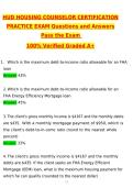 HUD Housing Counselor Certification Exam Package Bundled 2026&ndash;2027 &vert; Homeownership Counseling&comma; Housing Counselor Practice Questions&comma; HUD Certification Study Guide&comma; Fair Housing&comma; Financial Management&comma; Rental Housing