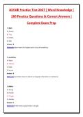 ASVAB Practice Test 2027 &vert; Word Knowledge &vert; 200 Practice Questions & Correct Answers &vert; Complete Exam Prep