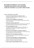 BUTTERCUPS MODULE 1 EXAM WITH &NewLine;VERIFIED QUESTIONS AND ANSWERS&vert;&vert; &NewLine;ALREADY GRADED A&plus;&vert;&vert; LATEST UPDATE 2026