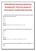 ASVAB Arithmetic Reasoning & Mathematics Knowledge 2027 &vert; 200 Practice Questions & Correct Answers &vert; Complete Math Study Guide