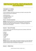 ATI RN Nutrition Proctored Exam 2026&sol;2027 &vert; Fundamentals&comma; Med-Surg&comma; Mental Health&comma; Pediatrics&comma; Pharmacology&comma; Leadership&comma; Maternal Newborn Exams NGN Questions and Answers with Detailed Rationale