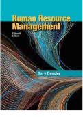 TEST BANK FOR Human Resource Management 15th Edition by Gary Dessler ISBN&colon;978-0134235455 COMPLETE GUIDE 100&percnt; VERIFIED A&plus; GRADE ASSURED&excl;&excl;&excl;&excl;NEW LATEST UPDATE&excl;&excl;&excl;&excl;&excl;&NewLine;