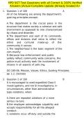 HPD SGT Test Questions with all Correct & 100&percnt; Verified Answers &vert;Actual Complete Update &vert;Already Graded A&plus;