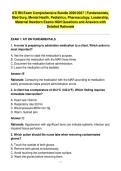 ATI RN - Comprehensive Nursing Exams Questions and Answers 