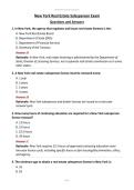 New York Real Estate Salesperson Exam Questions and Answers&vert; Latest Update 2027&vert; Pass Guaranteed