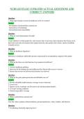 NURS 415 EXAM 1 UPDATED ACTUAL QUESTIONS AND&NewLine;CORRECT ANSWERS