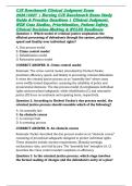 CJE Benchmark Clinical Judgment Exam 2026&sol;2027 &vert; Nursing CJE Benchmark Exam Study Guide & Practice Questions &vert; Clinical Judgment&comma; NGN Case Studies&comma; Prioritization&comma; Patient Safety&comma; Clinical Decision-Making & NCLEX Readiness