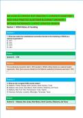WA HOSA SLC OFFICER TEST 2026&sol;2027 &vert; COMPLETE EXAM PREP &vert; &NewLine;HIGH-YIELD PRACTICE QUESTIONS & CORRECT ANSWERS &vert; &NewLine;DETAILED RATIONALES &vert; LATEST UPDATED VERSION