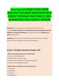 Arthrex Sports IOT Exam 2026 &ndash; Comprehensive Questions and Answers&comma; Sports Medicine&comma; Orthopedic Technology & Complete Exam Study Guide