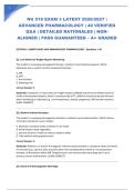 NU 518 EXAM 3 LATEST 2026&sol;2027 &vert; ADVANCED PHARMACOLOGY &vert; 40 VERIFIED Q&A &vert; DETAILED RATIONALES &vert; NGN-ALIGNED &vert; PASS GUARANTEED &ndash; A&plus; GRADED