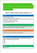WA HOSA SLC OFFICER EXAM 2 MASTER REVIEW 2026&sol;2027 &vert; &NewLine;COMPLETE TEST PREPARATION &vert; MOST TESTED HOSA CONCEPTS &NewLine;&vert; PRACTICE Q&A &vert; VERIFIED ANSWERS &vert; DETAILED RATIONALES &NewLine;&vert; UPDATED VERSION