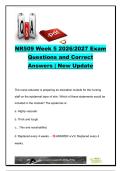 NR 509 Advanced Physical Assessment Week 5 2026&sol;2027 &vert; 70&plus; Exam Questions & Correct Answers &vert; Skin&comma; Dermatology&comma; Abdominal & GI Assessment &vert; Chamberlain University