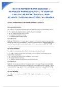 NU 518 MIDTERM EXAM 2026&sol;2027 &vert; ADVANCED PHARMACOLOGY &vert; 75 VERIFIED Q&A &vert; DETAILED RATIONALES &vert; NGN-ALIGNED &vert; PASS GUARANTEED &ndash; A&plus; GRADED