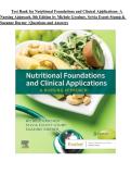 Test Bank for Nutritional Foundations and Clinical Applications&colon; A Nursing Approach&comma; 8th Edition by Michele Grodner&comma; Sylvia Escott-Stump & Suzanne Dorner &vert; Questions & Answers &vert; 2027