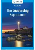 Test Bank for The Leadership Experience&comma; 9th Edition by Richard L&period; Daft &vert; All Chapters &vert; Questions & Answers &vert; 2027
