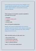 4th Class ABSA Exam Part B &vert;&vert; Most Recent Exam 2026&vert;2027 Actual                        &NewLine;Complete Real Exam Questions And Correct Answers &lpar;Verified                           &NewLine;Answers&rpar; Already Graded A&plus; &vert; Guaranteed Success&excl; Newest                        