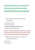 AK Elevator Mechanic Exam  Questions and &NewLine;Correct Answers &lpar;Verified Answers&rpar; Plus &NewLine;Rationale 2027 Q&A&vert; Instant Download Pdf 