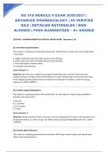 NU 518 MODULE 4 EXAM 2026&sol;2027 &vert; ADVANCED PHARMACOLOGY &vert; 40 VERIFIED Q&A &vert; DETAILED RATIONALES &vert; NGN-ALIGNED &vert; PASS GUARANTEED &ndash; A&plus; GRADED