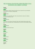 EKG NATIONAL EXAM STUDY GUIDE UPDATED ACTUAL&NewLine;QUESTIONS AND CORRECT ANSWERS