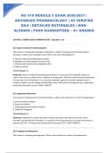 NU 518 MODULE 5 EXAM 2026&sol;2027 &vert; ADVANCED PHARMACOLOGY &vert; 40 VERIFIED Q&A &vert; DETAILED RATIONALES &vert; NGN-ALIGNED &vert; PASS GUARANTEED &ndash; A&plus; GRADED