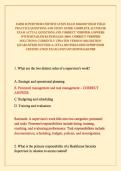 IAHSS SUPERVISOR CERTIFICATION EXAM 2026&sol;2027 HIGH YIELD PRACTICE QUESTIONS AND STUDY GUIDE COMPLETE ACCURATE EXAM ACTUAL QUESTIONS AND CORRECT VERIFIED ANSWERS WITH DETAILED RATIONALES &lpar;100&percnt; CORRECT VERIFIED SOLUTIONS&rpar; CURRENTLY UPDATED VERSION 2026 EDIT