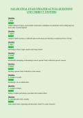 NAS-101 FINAL EXAM UPDATED ACTUAL QUESTIONS&NewLine;AND CORRECT ANSWERS