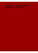  Emergency Care 14th Edition Chapter 7 &ndash; Study Guide & Exam Review 2026&sol;2027