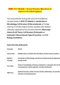 BIOL 271 Module 1 Exam Practice Questions & Answers &lpar;Verified Update&rpar;&period;pdf