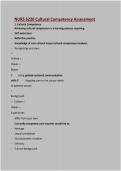 Cultural Competency Assessment&semi;NURS 5220&semi;NURS 5220 Cultural Competency Assessment&colon;Latest Updated A&plus; Score Guide