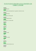 STATS 271 EXAM 2 UPDATED ACTUAL QUESTIONS AND&NewLine;CORRECT ANSWERS