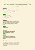 NRS 210 -2 Questions with CORRECT Answers &lpar;Grade&NewLine;A&plus;&rpar;