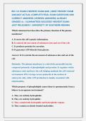 BIO 141 EXAM 2 NEWEST EXAM 2026 &vert;&vert; MOST RECENT EXAM &NewLine;2026&vert;2027 ACTUAL COMPLETE REAL EXAM QUESTIONS AND &NewLine;CORRECT ANSWERS &lpar;VERIFIED ANSWERS&rpar; ALREADY &NewLine;GRADED A&plus; &vert; GUARANTEED SUCCESS&excl;&excl; NEWEST EXAM &vert; &NewLine;JUST RELEASED&excl;&excl; &vert; UNIVERSITY OF SOUTHERN INDIANA  