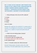 BIO 141 EXAM 3 ACTUAL EXAM 2026 &vert;&vert; MOST RECENT EXAM &NewLine;2026&vert;2027 ACTUAL COMPLETE REAL EXAM QUESTIONS AND &NewLine;CORRECT ANSWERS &lpar;VERIFIED ANSWERS&rpar; ALREADY &NewLine;GRADED A&plus; &vert; GUARANTEED SUCCESS&excl;&excl; NEWEST EXAM &vert;  &NewLine;JUST RELEASED&excl;&excl; &vert; UNIVERSITY OF SOUTHERN INDIANA 