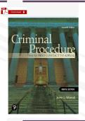 Solution Manual &ndash; Criminal Procedure 7th Ed&period; Worrall &vert; Verified PDF &vert; Ch&period; 1&ndash;15